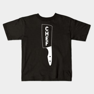 Chef Knife Funny Cooking Tee Shirt Kids T-Shirt